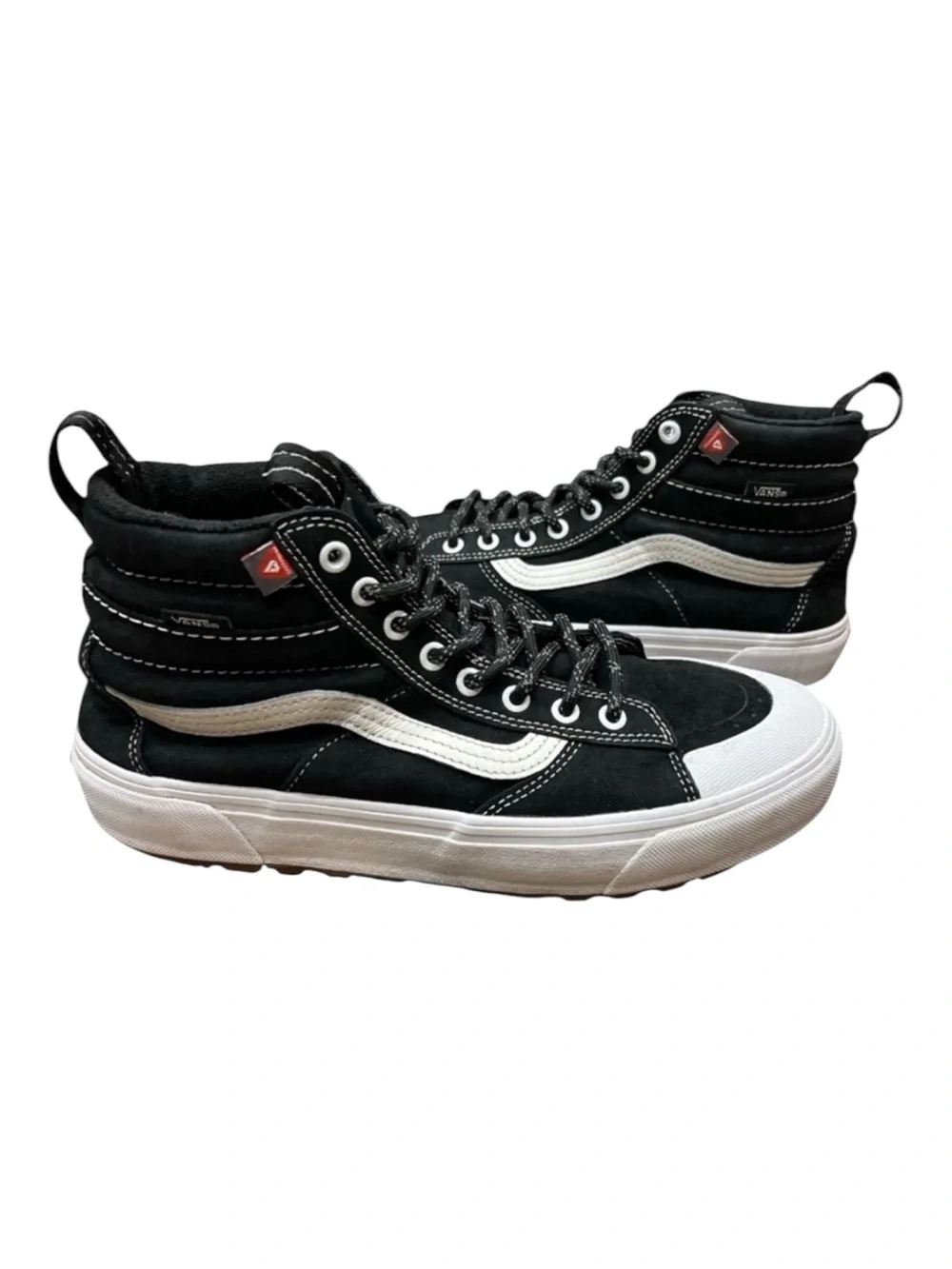Vans Men's 9.5 M Black Sk8-Hi 500714 All Weather Boots Primaloft Insulation HEIQ